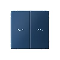 ARTGALLERY 2-клавишный ВЫКЛЮЧАТЕЛЬ ДЛЯ ЖАЛЮЗИ, 2х сх.4, 10А, механизм, АКВАМАРИН | код GAL001119 | Systeme Electric