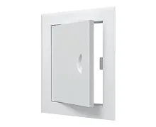 Люк ревизионный с ручкой-магнитом, из окрашенной стали 160х260 фланец 100х200 | код ЛТ1020Мп | EVECS