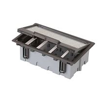 Connect Люк на 4 CIMA-модуля (8 модулей 45х45 мм) глубина 90-120мм посадка 170х265мм max 900кг серый | код SF410-1 | Simon