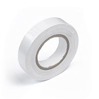 Изолента ПВХ белая 0,13x15 мм 20 м (10 шт/уп) Промрукав | код PR08.26320 | ПРОМРУКАВ