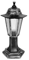 Светильник садово-парковый PP4104 C42 НТУ 06-60-001 У1 "Оскар1" 6-гран. пласт. +пласт. черн. серебро Camelion 13844
