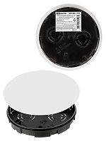 Монтажная коробка У194 СП D75х15 мм, крышка, IP20, инд. штрихкод TDM | код SQ1402-1194 | TDM