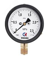 Манометр общетехнический радиальный ТМ-510Р.00 0...16 МРа М20х1.5 кл.1.5 | код 7823 | РОСМА