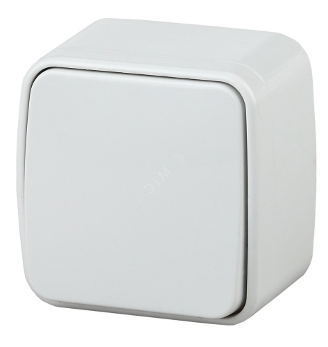 Переключатель, 10A-250В, ОУ, Polo, белый,3-103-01 | код Б0036094 | ЭРА