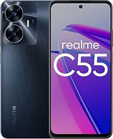Смартфон Realme RMX3710 C55 256Gb 8Gb черный моноблок 3G 4G 6.72 1080x2400 Android 13 64Mpix 802.11 b/g/n/ac NFC GPS GSM900/1800 GSM1900 TouchSc microSD | код 1909436 | REALME