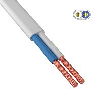 Провод ШВВП 2х0,75 мм кв 200 м белый ГОСТ 7399-97 | код 01-8086-6 | REXANT
