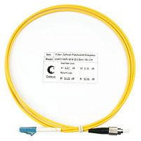 Cabeus FOP(s)-9-LC-FC-1,5m Шнур оптический simplex LC-FC 9/125 sm 1,5м LSZH | код 7510c | Cabeus