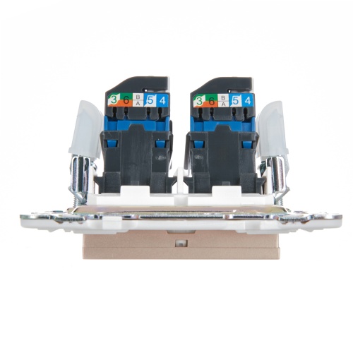 SKANDY Роз. комп. 2-ая RJ45 кат.6 SK-K04Sa песоч. IEK | код SK-K20-2-K98 | IEK фото 5