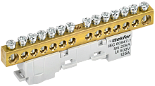 TEKFOR Шина L фаза неизолированная на универсальном держателе 8х12-14-Ср IEK | код TF-NN20-14-DL-K03 | IEK