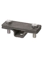 Держатель фасадный 2-х болтовый с контактной пластиной для полосы шириной 20-40 мм, гор. цинк. TDM | код SQ2402-3272 | TDM