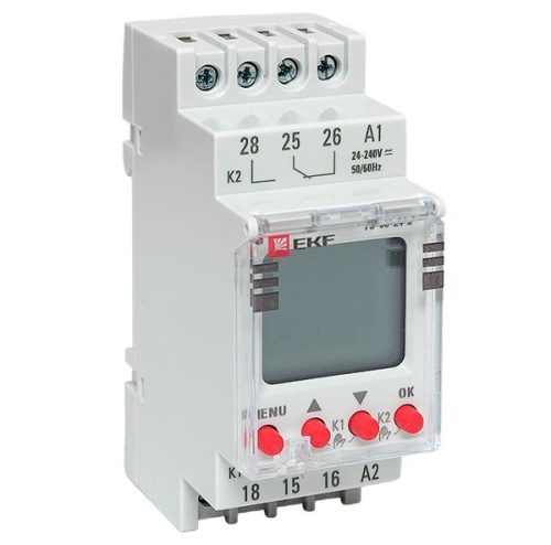 Таймер электронный двухканальный ТЭ-80 24-230В | код te-80-24-2 | EKF фото 2