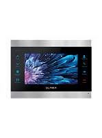 Видеодомофон цветной Silver+Black (SL-07IPHD S+Bl) | код ИВ-00000194 | SLINEX