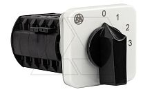 Переключатель BS 16 136 U, 3P, 20A, тип 0-1-2-3, 3NO на 1_3, на дверь, фронт IP40 | код EAC602498R | Rade Koncar