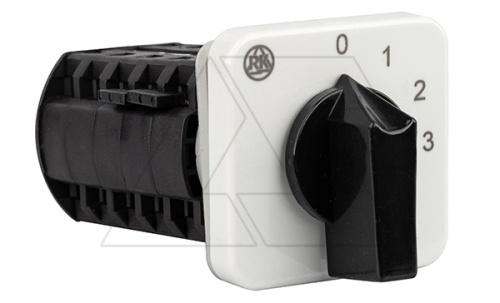 Переключатель BS 16 136 U, 3P, 20A, тип 0-1-2-3, 3NO на 1_3, на дверь, фронт IP40 | код EAC602498R | Rade Koncar Переключатель BS 16 136 U, 3P, 20A, тип 0-1-2-3, 3NO на 1_3, на дверь, фронт IP40 | код EAC602498R | Rade Koncar
