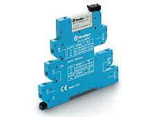 Модуль интерфейсный (сборка 34.51.7.060.5010 + 93.64.0.220), электромеханическое реле, серия MasterINPUT, 1CO 6A, контакты AgNi+Au, питание 220В DC, категория защиты IP20, винтовые клеммы | код 39.41.7.220.5060 | FINDER