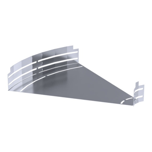 Угол горизонтальный изменяемый 0-45 градусов Стандарт INOX (AISI 316) 500х80 Промрукав | код PR16.3630 | ПРОМРУКАВ