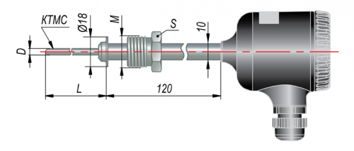 Преобразователь термоэлектрический (0…+900 С) ДТПК285М-0906.500.1,0.И | код 132628 | ОВЕН