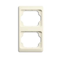 Рамка 2-постовая, вертикальная, серия alpha exclusive, цвет слоновая кость | код 1754-0-3864 | ABB