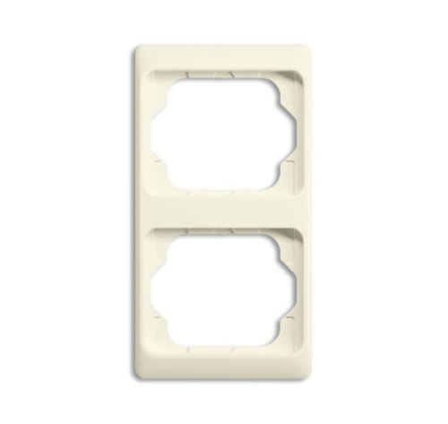 Рамка 2-постовая, вертикальная, серия alpha exclusive, цвет слоновая кость | код 1754-0-3864 | ABB