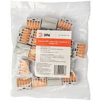 Клемма серия 415 с рычагом 5 отверстий 0.08-2.5мм2 упаковка 20 шт | код Б0057071 | ЭРА