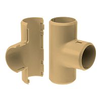 Тройник разборный сосна d32 мм (15шт/180шт уп/кор) Промрукав | код PR13.0290 | ПРОМРУКАВ