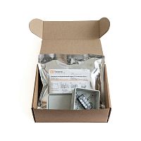 Коробка распределительная двухкомпонентная (HF) в комплекте с компаундом и с 4-кл. зажимами, сечение до 1,5 мм?, 80х80х40 серая Промрукав | код PR80.0174 | ПРОМРУКАВ