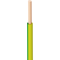 Провод ПуВ нг(А)LS 1х10.0 желто-зеленый | код БП-00005065 | ЭлПром