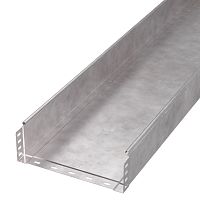 Лоток неперфорированный Стандарт HDZ 300х100х3000 (0,8 мм) (6 м/уп) Промрукав | код PR16.1213 | ПРОМРУКАВ