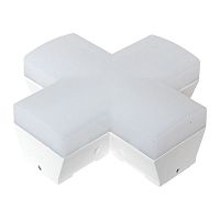 Коннектор фигурный для светодиод. линейных светильников ДБО-X 12Вт 4000К IP20 бел. LUMA EKF LBL-X-12-W-4000