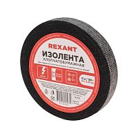 Изолента х/б 18мм (рул.15м) | Код. 09-2401 | Rexant