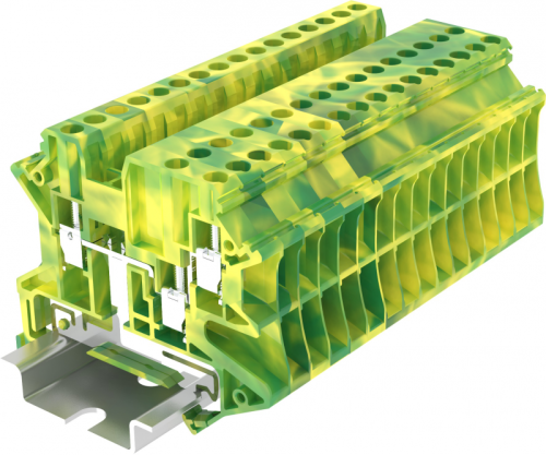 TU2.5-3-PE Клемма TU 3-контактная заземл., винтовая, сеч.2.5мм2, желто-зел., шт | код TU2.5-3-PE | SUPU TU2.5-3-PE Клемма TU 3-контактная заземл., винтовая, сеч.2.5мм2, желто-зел., шт | код TU2.5-3-PE | SUPU