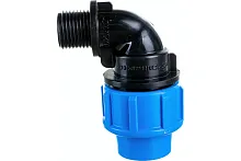 Отвод 20х1/2' П для труб ПНД | код 9270 | Джилекс