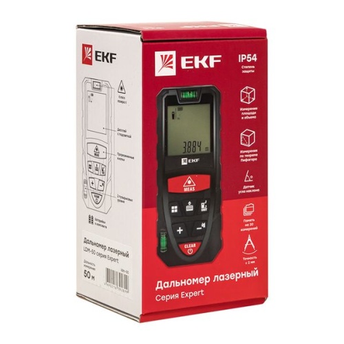 Дальномер лазерный LDM-50 (50 м) Expert | код ldm-50 | EKF фото 3