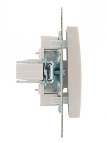 KARINA Розетка телефонная евро жемчужно-белый перламутр (10шт/120шт) | код 707-3088-137 | LEZARD фото 2