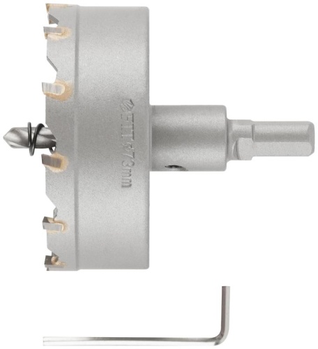 Коронка кольцевая с карбидными вставками Профи (для отверстий в нержавеющей стали) 73 мм | код 36856 | FIT фото 2 Коронка кольцевая с карбидными вставками Профи (для отверстий в нержавеющей стали) 73 мм | код 36856 | FIT фото 2