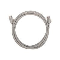 Патч-корд U/UTP, CAT 6A (10G), RJ45-RJ45, 28AWG, LSZH, серый, 2м REXANT | код 02-0380-2 | REXANT