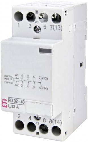 Контактор модульный RD 32-40 230V AC/DC | код 002464078 | ETI Контактор модульный RD 32-40 230V AC/DC | код 002464078 | ETI