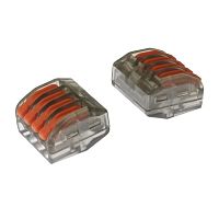 Клемма зажимная соединительная безвинтовая RUICHI PCT-314, 4-х контактная, 24 А, аналог WAGO | код 108466 | Ruichi