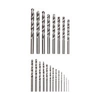 Набор сверл по металлу, 1-10 мм (через 0,5 мм, 3,2 мм, 4,8 мм), HSS, цилиндрический хвостовик, металлический кейс, 21 шт. | код KR-91-0638 | REXANT