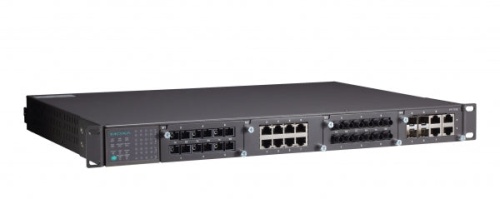 Шасси коммутатора PT-7728-R-24-24 28 ports Modular Switch, 3 x 100M modules, 1 x Gbps module, Ethernet on rear, 2 x 24 VDC | код 00-06001090 | MOXA