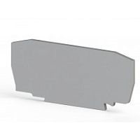 446 340, Концевой сегмент на клеммники YBK6, (бежевый), NPP YBK6 | код 0.0.0.4.46340 | KLEMSAN