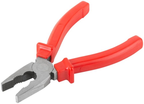 Плоскогубцы комбинированные ''Лайт'', пластиковые ручки, полированная сталь 160 мм | код 47543 | FIT фото 2