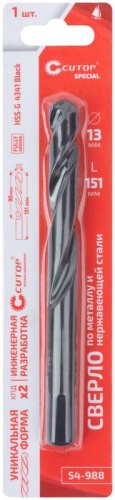 Сверло по металлу Special, HSS-G, 13x151/90 мм, 1 шт. | код 54-988 | FIT фото 3