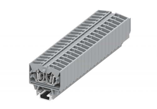 254361 Клемма TB 1-1 проходная на малую DIN-рейку SP15, фронт.подключение, сеч. 2.5мм2, сер, шт | код 254361 | SUPU