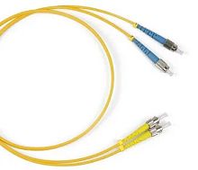 Патч-корд оптический LANMASTER, LSZH, дуплексный, ST/UPC-FC/UPC, SM OS2, 5.0 м | код LAN-2ST-2FC/SU-5.0 | LANMASTER