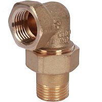 Соединение разъемное угловое 'американка' ВН, уплотнение под гайкой o-ring кольцо 1'1/2 | код SFT-0056-000112 | STOUT