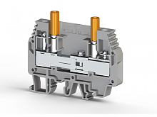 375 691, Клеммник измерительный с 1-м тест.разъемом, 6мм.кв., (серый), WGO3 | код 0.0.0.3.75691 | KLEMSAN
