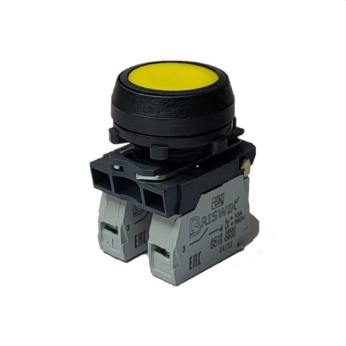 Выключатель Briswik КЕ 011/2м желтый 1но+1нз Цилиндр IP40 УХЛ3 10А | код aZ-DB-0Ai-0421 | Briswik Выключатель Briswik КЕ 011/2м желтый 1но+1нз Цилиндр IP40 УХЛ3 10А | код aZ-DB-0Ai-0421 | Briswik