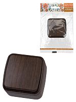 Выключатель 1-кл. открытой установки IP20 10А, венге Дача Народная | код SQ1824-0041 | TDM НАРОДНЫЙ