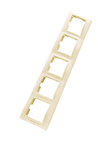 Рамка 5 постовая горизонтальная сл. кость Таймыр TDM | код SQ1814-0133 | TDM